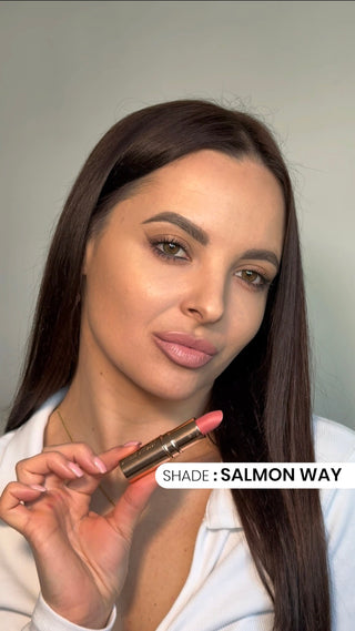 Matt Moist Long-Lasting Lipstick - Salmon Way