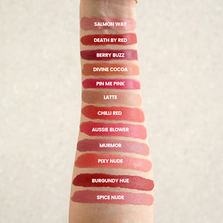 Matt Moist Long-Lasting Lipstick - Salmon Way